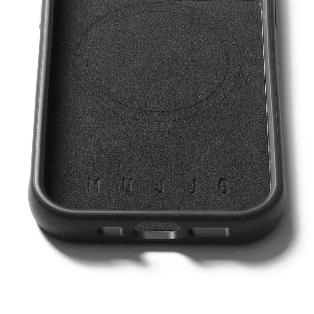 Funda piel Mujjo iPhone 15 Series Pro Shield Case